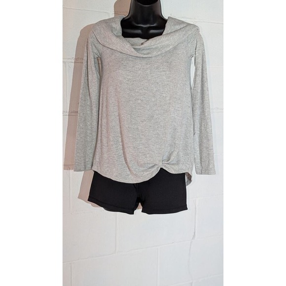 Moa Moa Sweaters - Moa Moa Soft Cowl Neck Off Shoulder Long Sleeve Sweater Twist Front Top Small